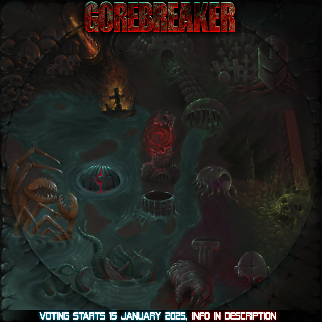WHICH GAME WILL YOU VOTE FOR ON 15 JANUARY?
GOREBREAKER: the Gory Action-Adventure Game set in a Medieval Europe torn by an Alien invasion?
necrostorm.com/NEWS/2025/Arti…
 #Necrostorm #games #GOREBREAKER