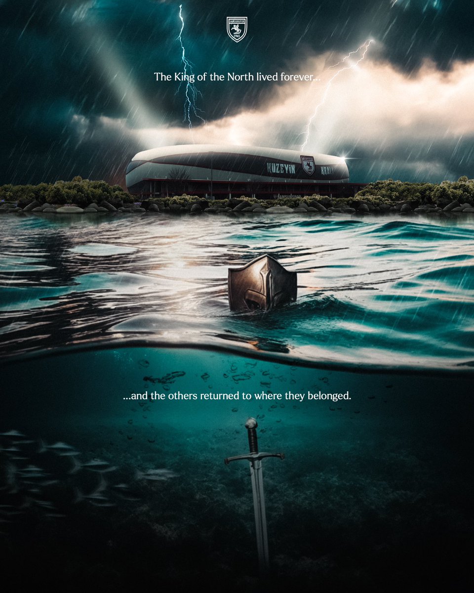 Onlar ait oldukları yere, evlerine döndüler...

ve Kuzeyin Kralı sonsuza dek yaşadı!

#Samsunspor #SAMvTS