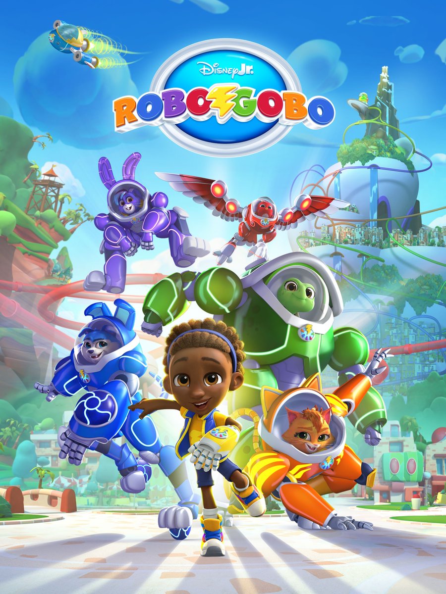 Meet Dax, Allie, Booster, Hopper, Shelly and Wingo! they are the team of pets that rescue pets. 🐺🐰🐱🐢🐦🤖✨

Check the key art of "ROBOGOBO" via Rotten Tomatoes. Check the series premiere January 17 on <a href="/DisneyJr/">Disney Jr.</a> and streaming soon on <a href="/DisneyPlus/">Disney+</a>.

#RoboGobo
