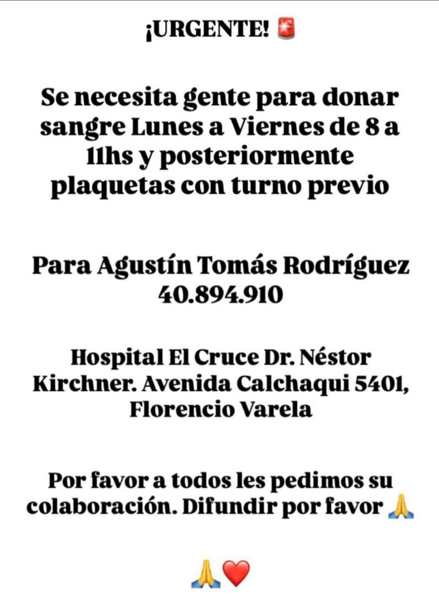 Tomás tiene 26 años, atraviesa una leucemia y necesita donantes de plaquetas 🙏🏻♥️