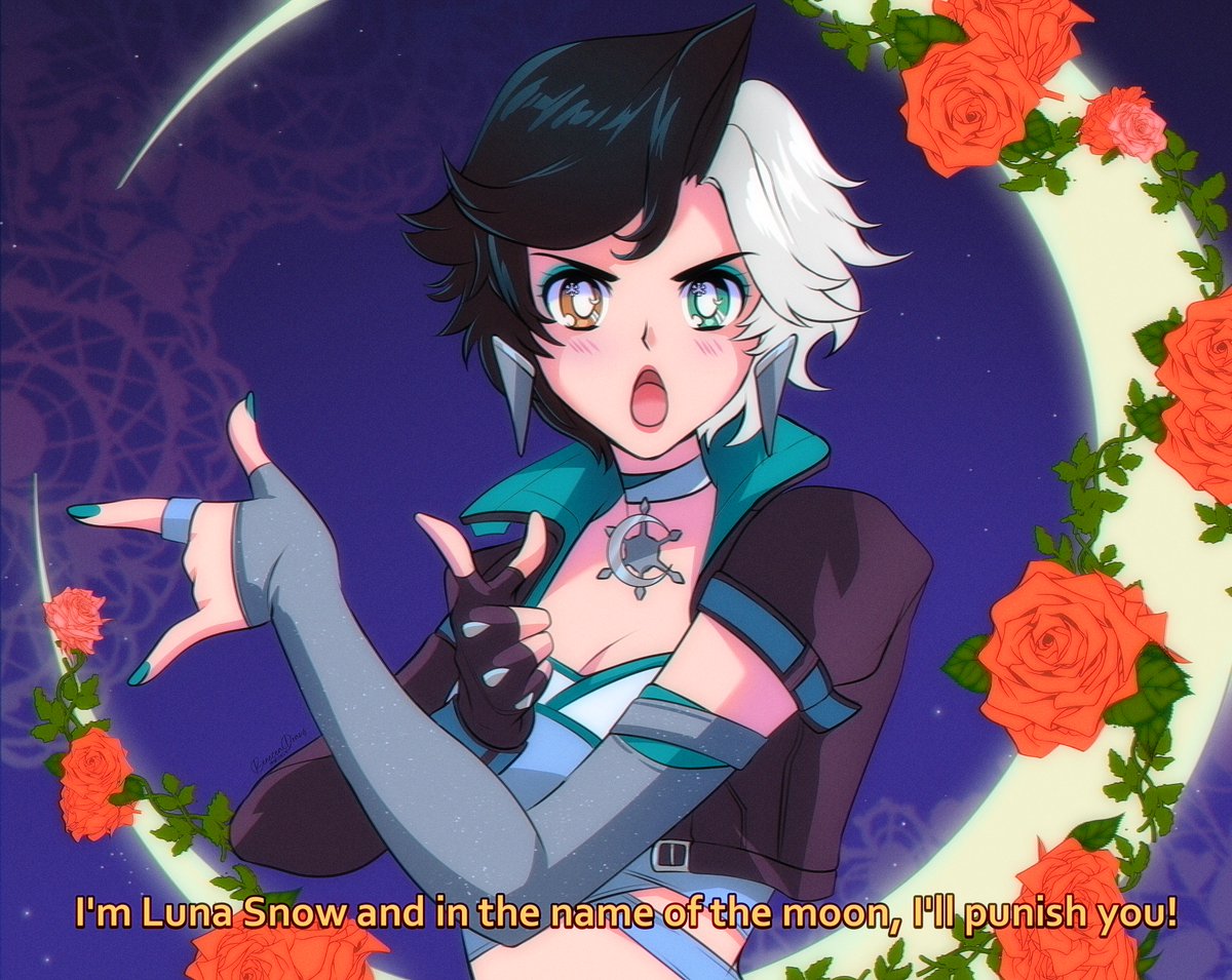 Luna Snow as 90s Anime #MarvelRivals 🌙❄️