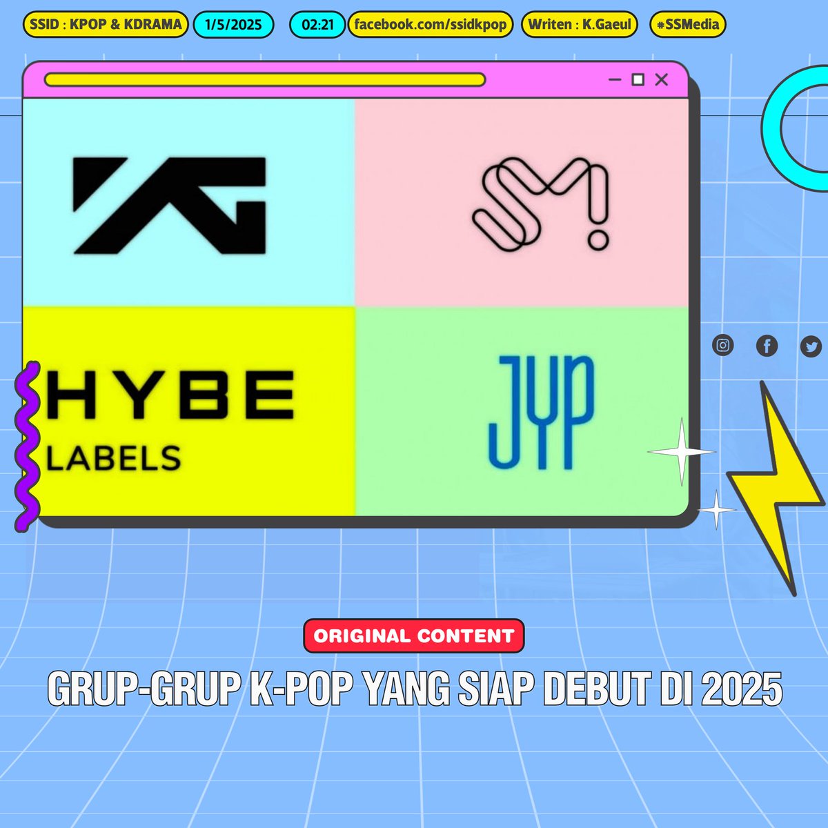 kpopdankdramaid's tweet image. #KPop2025: New Wave of Groups Set to Make Their Debut

Baca: ssmedia.my.id/2025/01/04/gru…
-BiBiNimerva