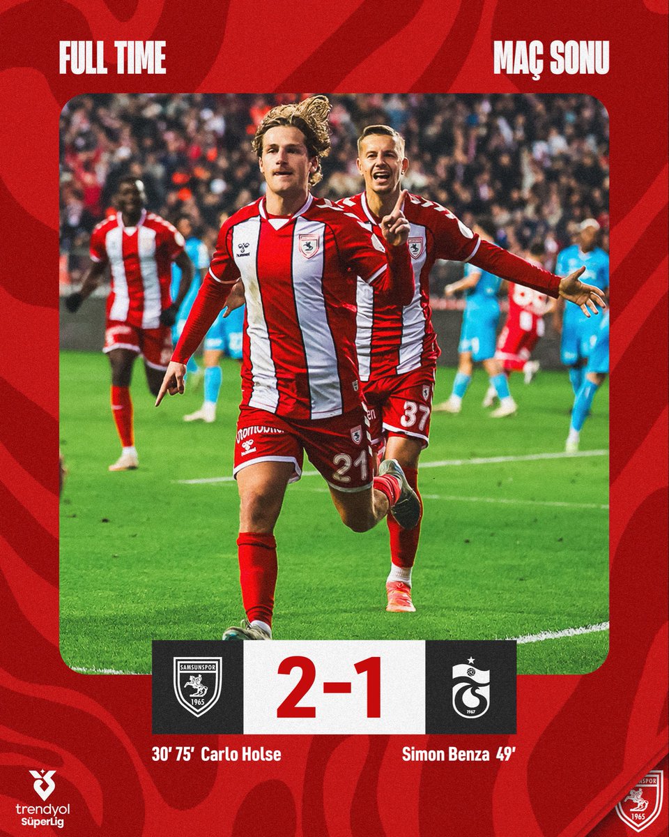 We have Holse, they don’t. #Samsunspor