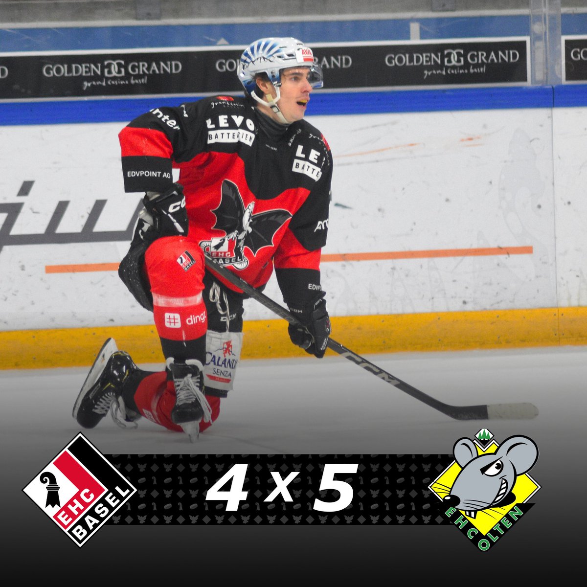 Wir müssen uns Olten in einem hochspannenden Spiel geschlagen geben 😔 damit reist nach 14 Spielen unsere Siegesserie… beginnen wir am Dienstag eine neue! 🔥

◇ #SkySwissLeague ◇ #Commitment ◇ #Passion ◇ #Respect ◇