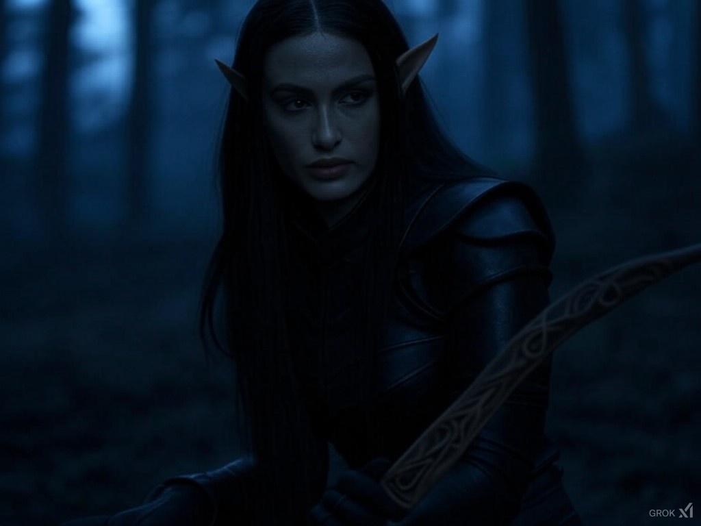 RPGinteractif's tweet image. Voici nos trois héros.

🌲 Maelën- L’ombre des forêts

Rôdeuse elfe à l’œil perçant. Elle est la survivante d’une tribu oubliée, elle traque ses ennemis avec une précision glaciale.