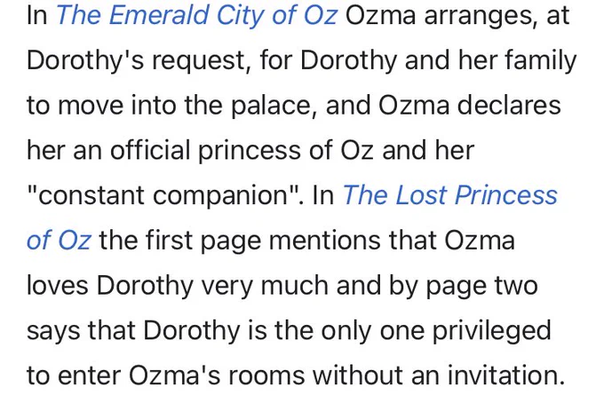 if u ship gelphie i need you all to start reading the wizard of oz books please 