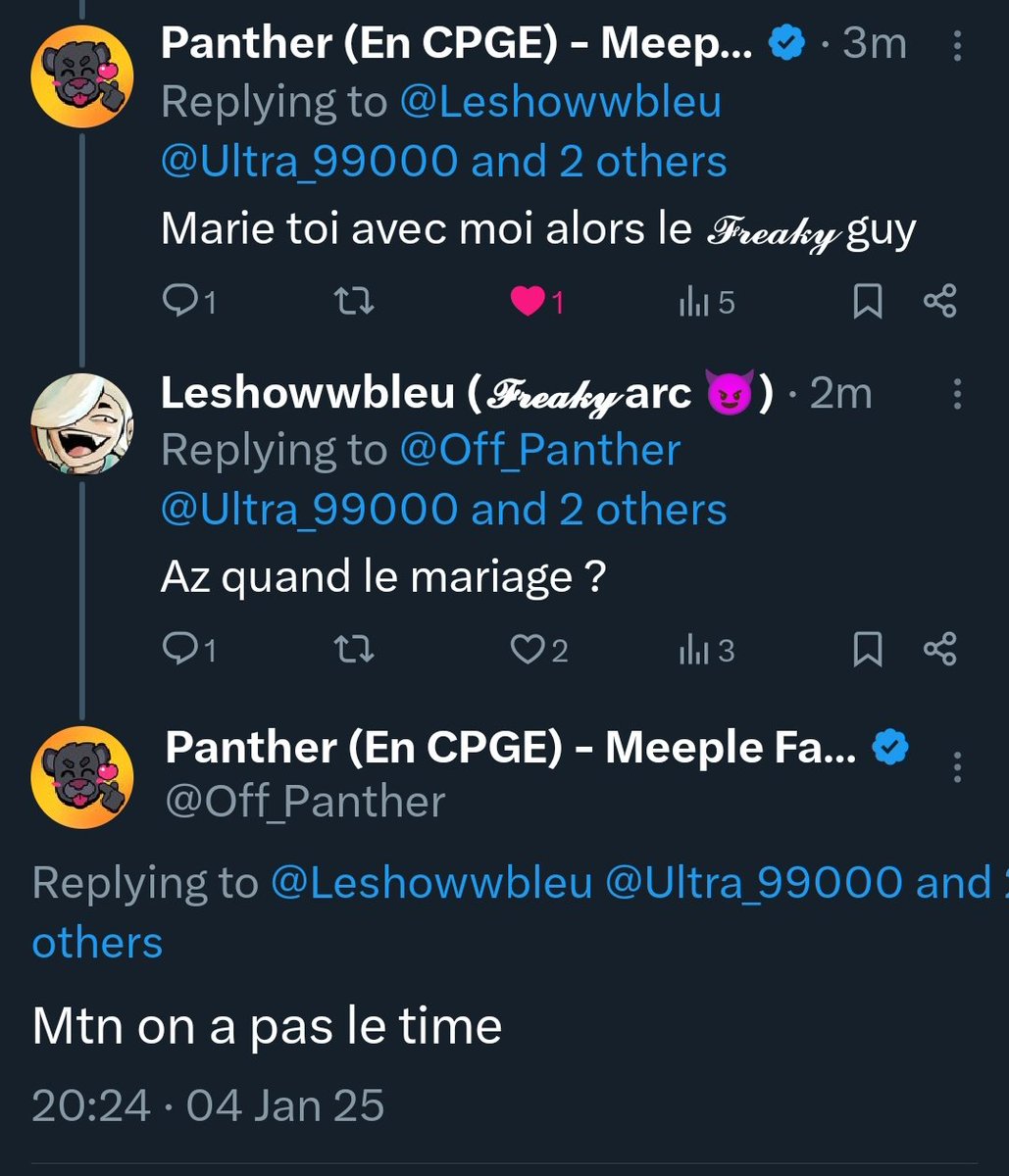 GUYS! Me and <a href="/Off_Panther/">Panther (En CPGE) - Meeple & Alli Fan</a> are gonna officially get married TODAY! 
And GUESS WHAT?  Y'ALL ARE INVITED!!!