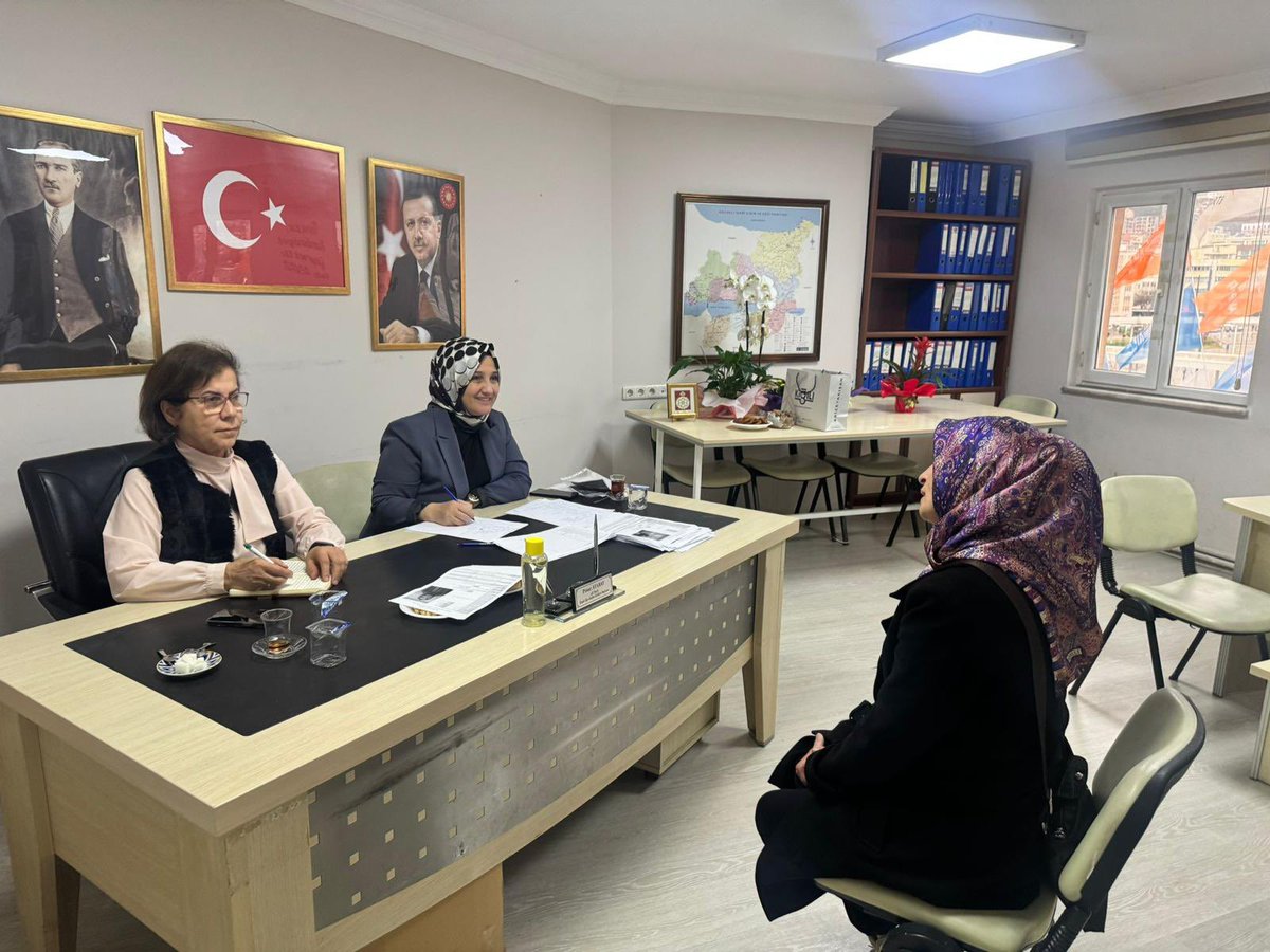 AK Kadın Kocaeli (@akkadinkocaeli) on Twitter photo İl Kadın Kolları yeni dönem yönetim kurulu mülakatımızı <a href="/AKKADINGM/">AK Parti Kadın Kolları</a> MKYK üyemiz Bölge Sorumlumuz Sayın <a href="/GercekTekin/">Gerçek Tekin</a> ,MKYK üyemiz il koordinatörümüz Sayın <a href="/muallavarol/">Mualla Varol 🇹🇷🇹🇷🇹🇷</a>’un katılımlarıyla gerçekleştirdik.
Hayırlı olsun. İl Kadın Kolları yeni dönem yönetim kurulu mülakatımızı <a href="/AKKADINGM/">AK Parti Kadın Kolları</a> MKYK üyemiz Bölge Sorumlumuz Sayın <a href="/GercekTekin/">Gerçek Tekin</a> ,MKYK üyemiz il koordinatörümüz Sayın <a href="/muallavarol/">Mualla Varol 🇹🇷🇹🇷🇹🇷</a>’un katılımlarıyla gerçekleştirdik.
Hayırlı olsun.