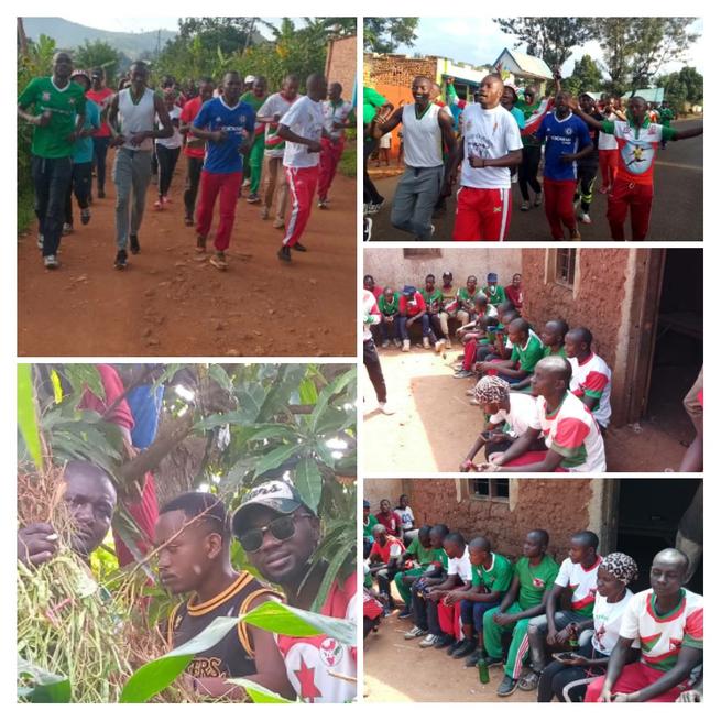 #Kirundo, le 04/01/2025 imbonerakure zo muri zone #kirundo  zirikumwe n'uwuzirongoye @HABARUREMA Léonidas zazindukiye muri sport. Kubera n'ubumwe buziranga baciye baja Gufasha Imbonerakure zokuri kaminuza yitiriwe ibiyaga vya #kirundo gusarura ibiharage
<a href="/R_Ndikuriyo/">Ndikuriyo Révérien</a>