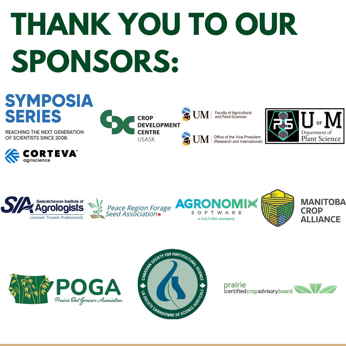 Ritesh Yadav (@swansong499) on Twitter photo Reminder! The RSVP deadline for the 40th PSGSS is Jan 14, 2025! RSVP now! uofmpsgsa.com/40th-psgss-rsvp Please contact yadavr1@myumanitoba.ca or Kaitlyn.Pidherny@umanitoba.ca for sponsorship opportunities and to join us in empowering next generation of plant scientists. Reminder! The RSVP deadline for the 40th PSGSS is Jan 14, 2025! RSVP now! uofmpsgsa.com/40th-psgss-rsvp Please contact yadavr1@myumanitoba.ca or Kaitlyn.Pidherny@umanitoba.ca for sponsorship opportunities and to join us in empowering next generation of plant scientists.