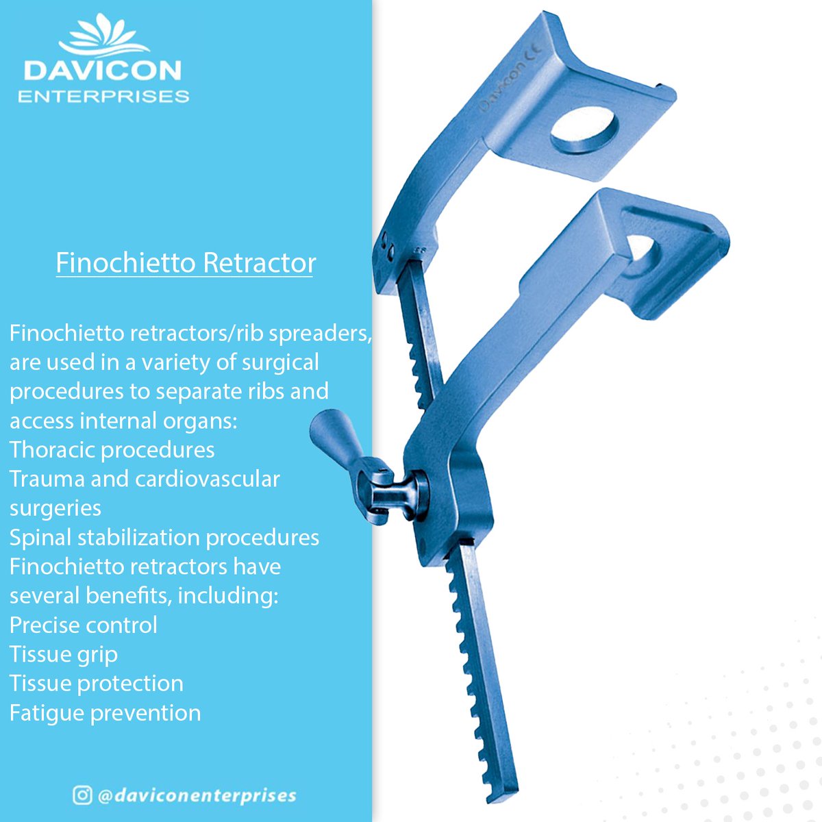 DaviconSurgical's tweet photo. For more details
Contact Us On WhatsApp:- 00971-566292480
Email:- Info@daviconsurgical.com
Visits our sites for more:-
https://t.co/YVeAGVqCzK 
 https://t.co/nBRhNdj1Mc

https://t.co/OsgtXFEA3j

#finochiettoretractor #retractor  #thoracic #cardiovascularsurgery #spinalsurgery https://t.co/BCyVfh0Yug