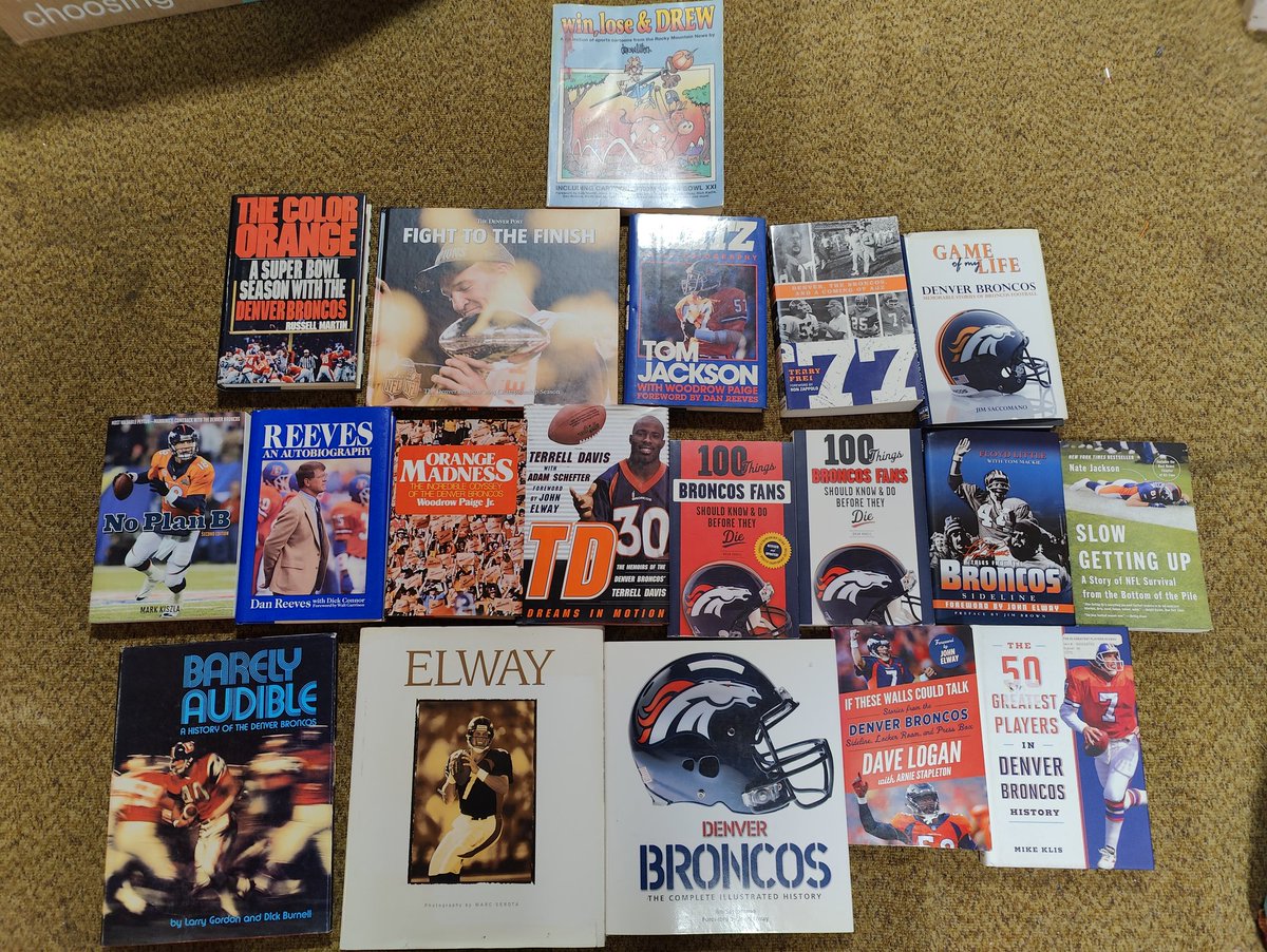DnvrTim's tweet image. Anyone else collect #BroncosCountry books? @markkiszla @woodypaige @Terrell_Davis @broncos_sacco