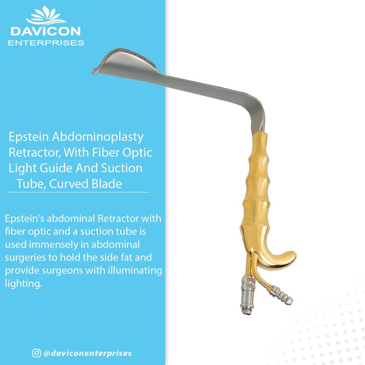 DaviconSurgical's tweet photo. For more details
Contact Us On WhatsApp:- 00971-566292480 
  Email:- Info@daviconsurgical.com
  Visits our sites for more:-
 https://t.co/YVeAGVqCzK 
  https://t.co/nBRhNdj1Mc

https://t.co/0B81LpwPj4

#epsteinretractor #epsteinabdominalretractor #fiberoptic #plasticsurgery #lipo https://t.co/eNDiCrJGdw