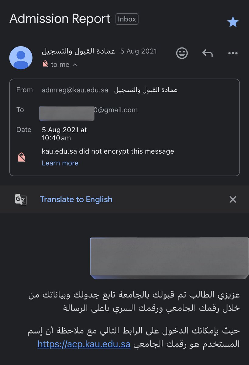 joLAWud's tweet photo. من بين كل ايميلات الجامعة أفضلهم متوقع تخرجه،
انا فزت اخيييرًا انا خريجة🎓🥳 https://t.co/RXMHUTsr9U