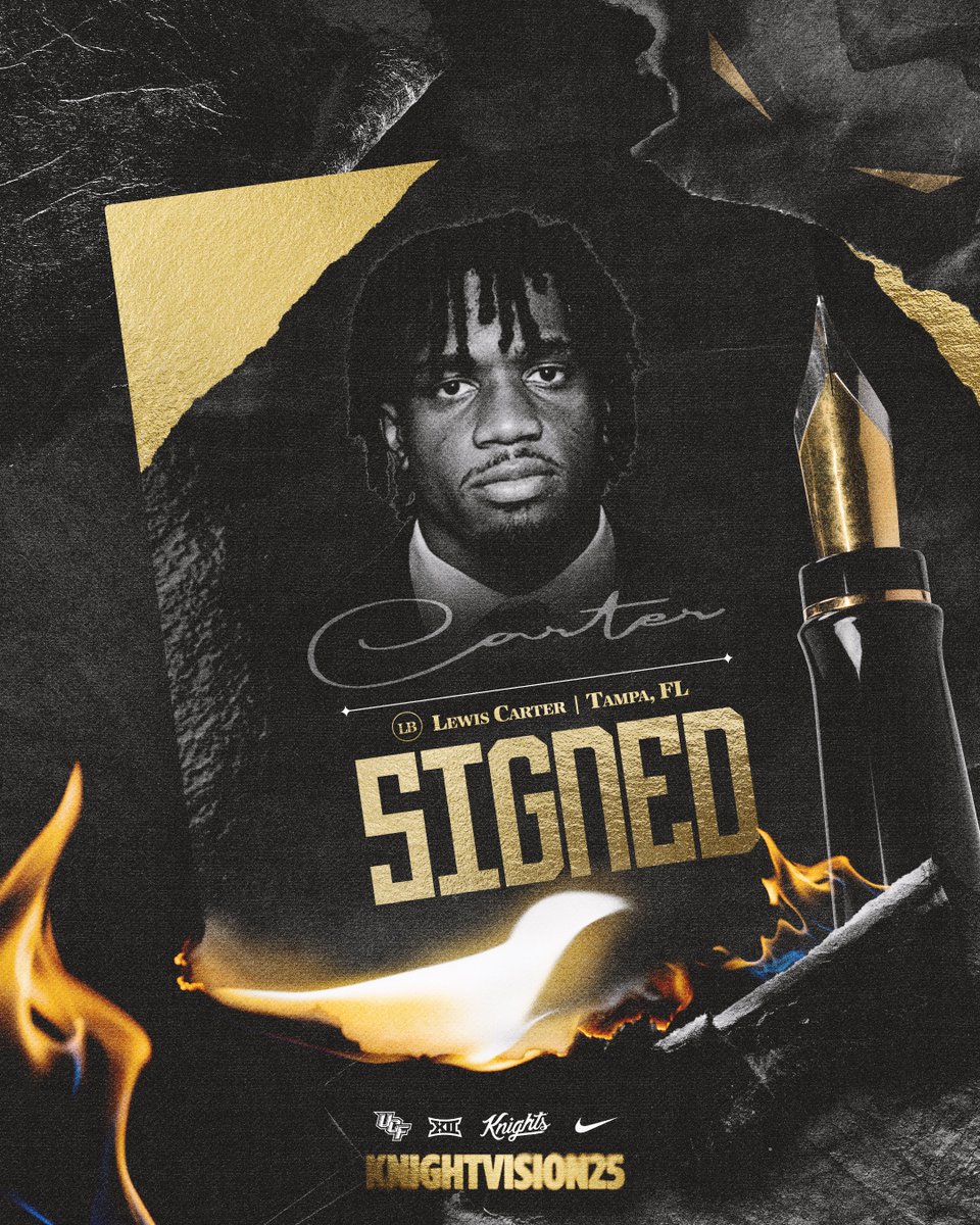 LB Lewis Carter is a Knight 🔥⚔️