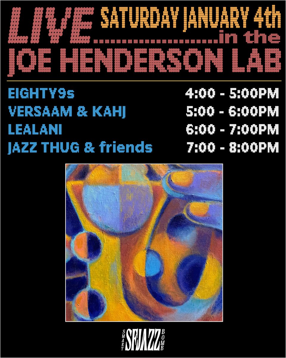 TONIGHT ! I’m performing in San Francisco for <a href="/SMARTBOMBOAK/">SMARTBOMB</a> <a href="/SFJAZZ/">SFJAZZ</a> at 6pm in the Joe Henderson Lab room in SFJAZZ! see u there &lt;3

Tix: sfjazz.org/tickets/produc…