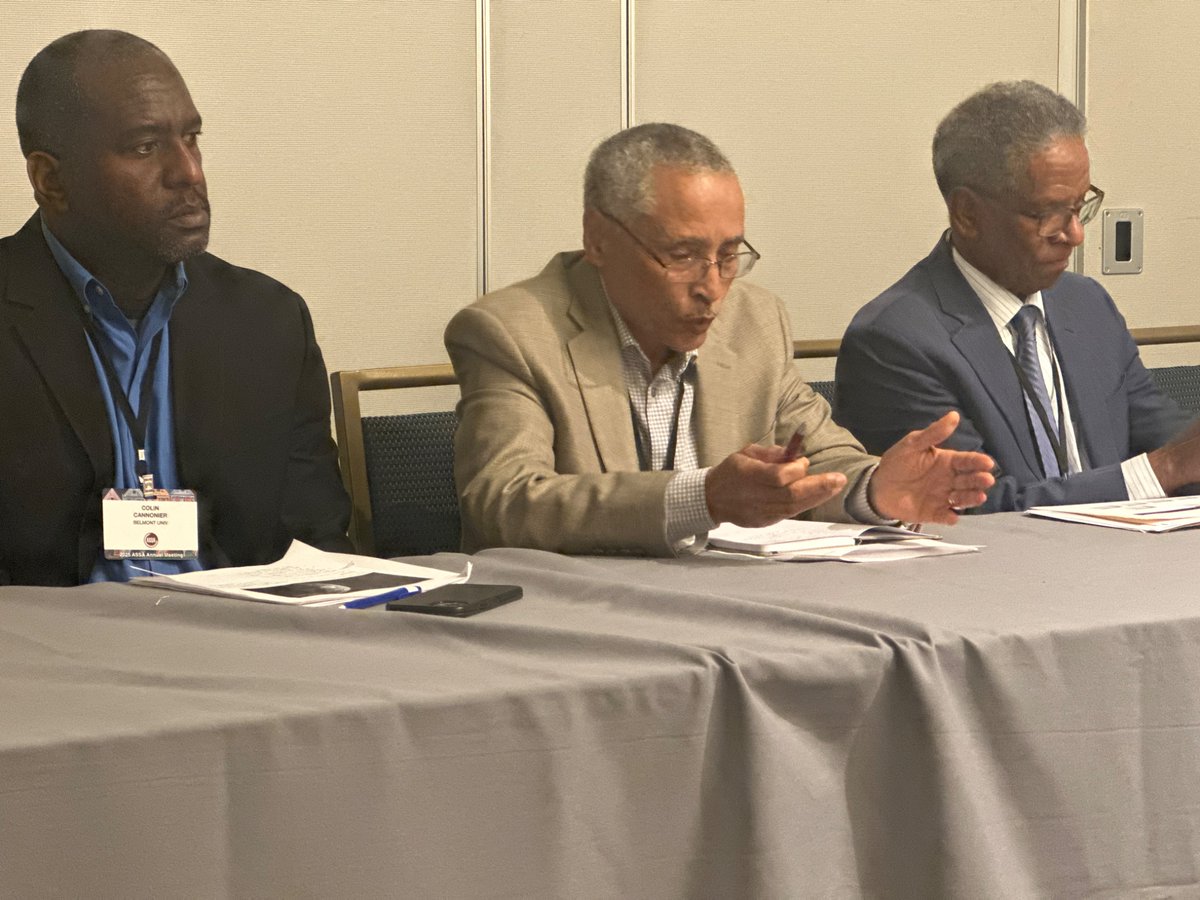 Gbadebo Odularu (@gbadeboodularu1) on Twitter photo On Now: Questions and answers session - Professor Zelealem Ziheyis, Clark Atlanta University
<a href="/AfeaEcon/">AFEAEcon&Fin</a>
Chaired by
@LEONCENDIKUMANA
<a href="/AEAInformation/">AEA Information</a>
<a href="/ASSAMeeting/">ASSA Meeting</a> On Now: Questions and answers session - Professor Zelealem Ziheyis, Clark Atlanta University
<a href="/AfeaEcon/">AFEAEcon&Fin</a>
Chaired by
@LEONCENDIKUMANA
<a href="/AEAInformation/">AEA Information</a>
<a href="/ASSAMeeting/">ASSA Meeting</a>