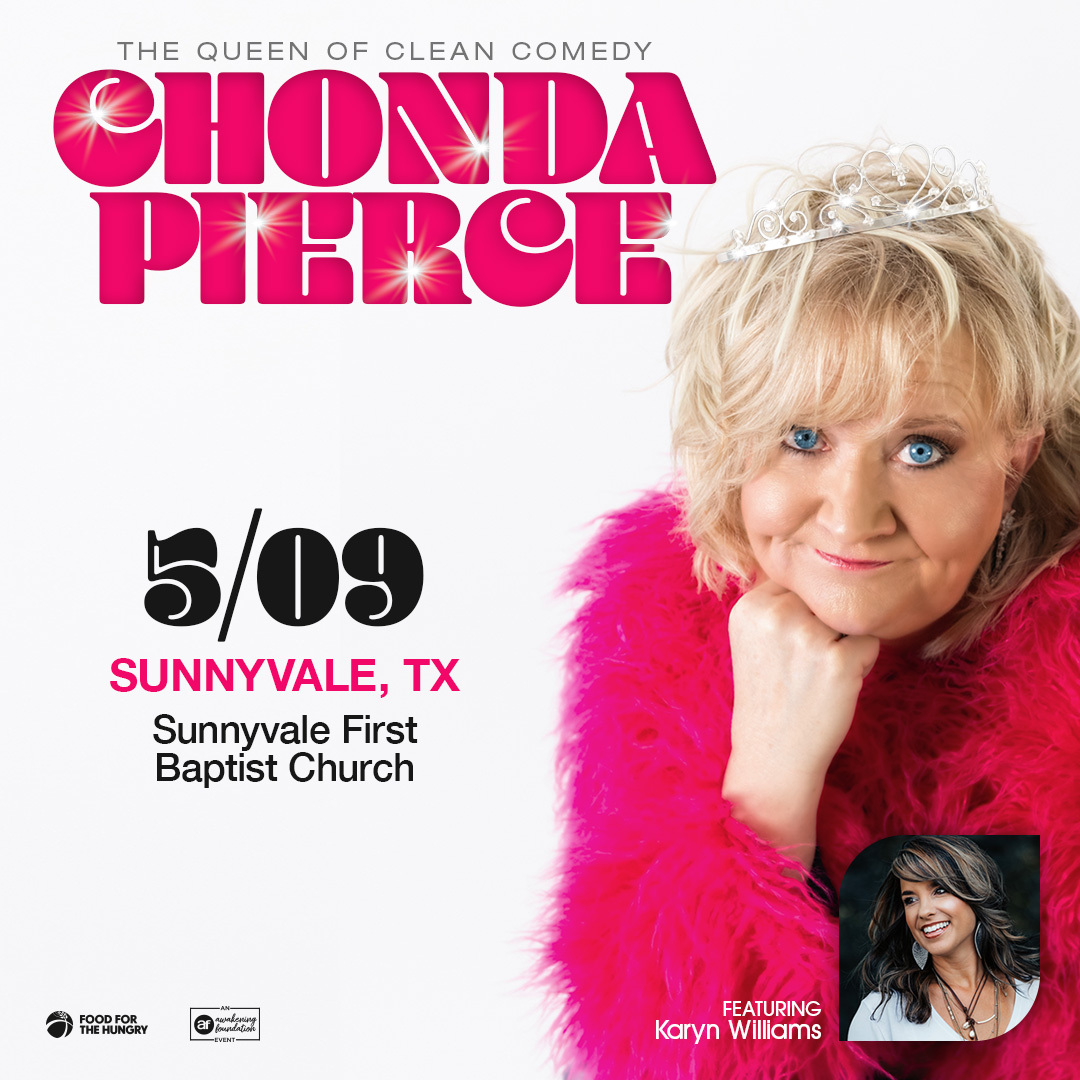 Plan an evening of laughs with #TheQueenOfClean Chonda Pierce on MAY 9 in Sunnyvale! 😝
Info and tickets 👉 klty.com #KLTYConcerts