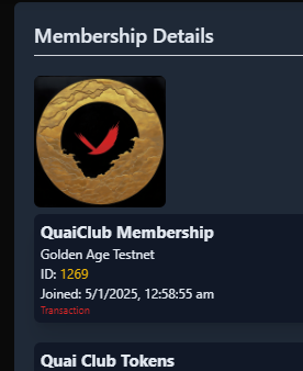 Wallet address: 0x0077C0831077207288F0E523F22e7a3fc0Dc07BD

Tx Link : quaiscan.io/tx/0x002c00685…

<a href="/TheBaadal/">Baadal.lens || MagicSquare</a> <a href="/JohnWickAF/">John Wick</a> <a href="/SanviBharte/">Sanvi</a> 

#QuaiGoldenAge $Quai