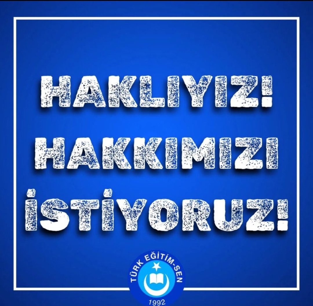 efecmbm's tweet photo. Hakkımız olanı istiyoruz #MemuraRefahPayı https://t.co/RWoKlElyzu