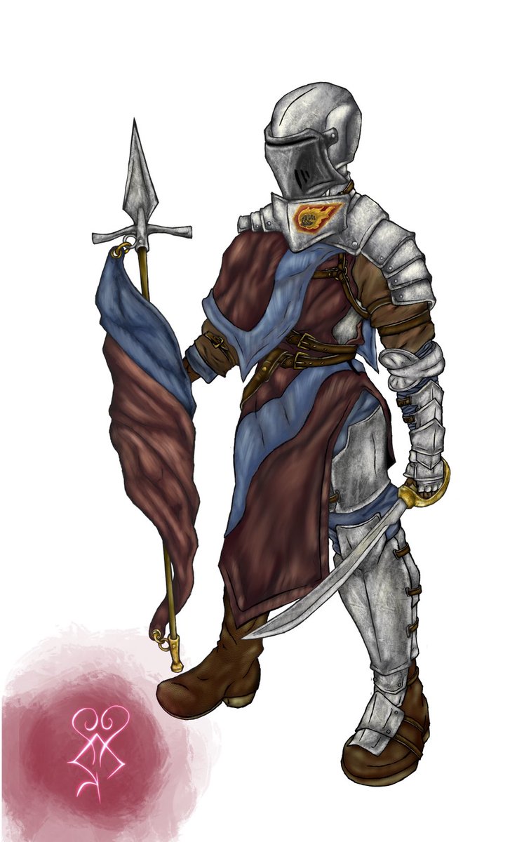 GuyGal_ArtThing's tweet image. This is a Flaming Fist character I was debating on using.
5e Purple Dragon Knight, Fighter.
#DnD5e 
#FinalDesign
#DnDArt 
#BuldersGate
