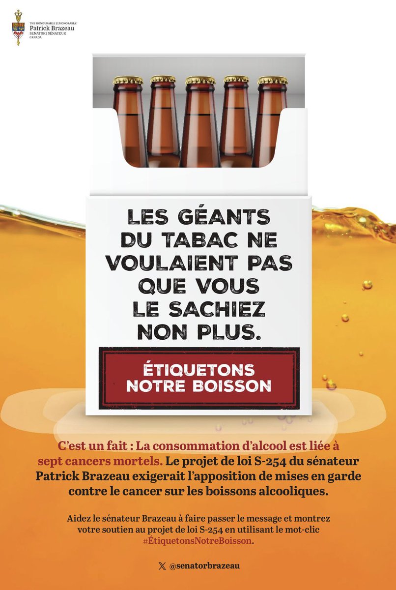 senatorbrazeau's tweet photo. Also, Happy/Bon #DryJanuary !

💪🏼💪🏼💪🏼🚫🍺🍷🍹💪🏼💪🏼💪🏼

#Bill #S254 #S290 #EnableTheLabel #alcohol #cancer #mentalhealth #suicideprevention #FirstNations

#EtiquetonsNotreBoisson #santementale #preventionsuicide #alcool #PremieresNations https://t.co/Ick2Y4A1hE