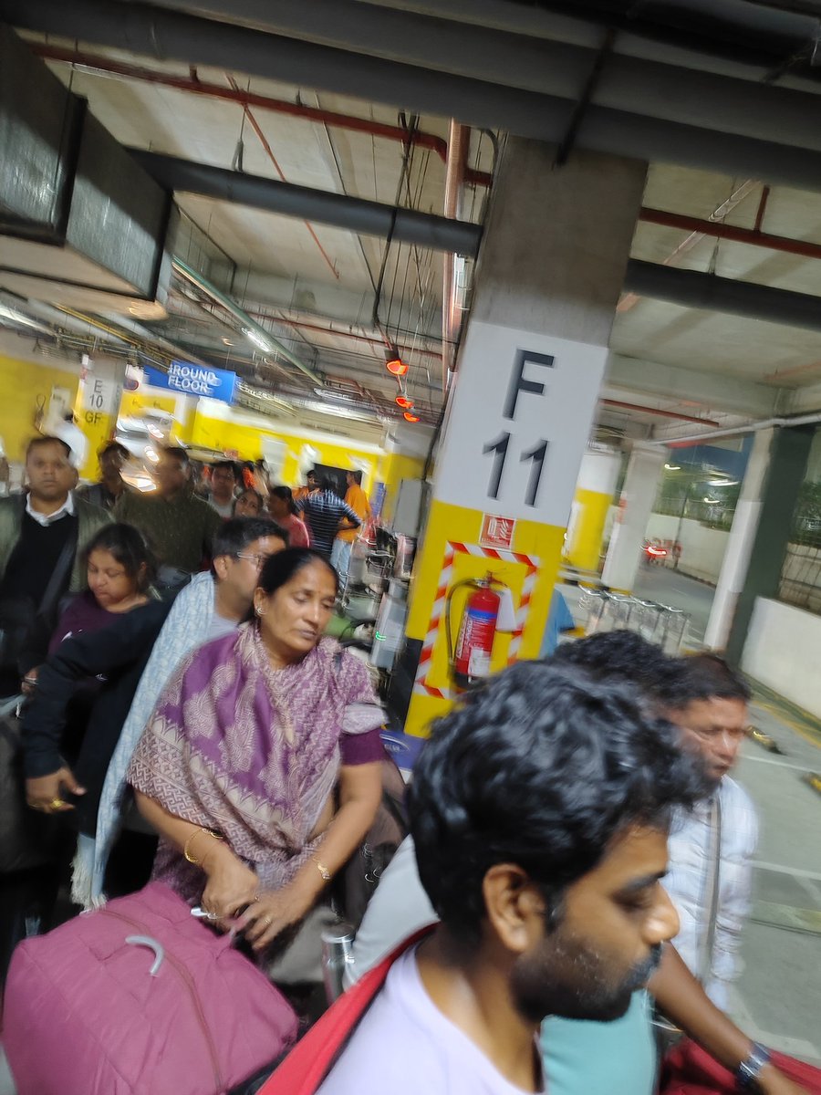 Welcome to the Chennai Airport Arrival 
<a href="/UpdatesChennai/">Chennai Updates</a> <a href="/AAI_Official/">Airports Authority of India</a> <a href="/TRBRajaa/">Dr. T R B Rajaa</a>

Walk for 1 km to reach 2nd floor aerohub west with only one lift working and people are standing in a long queue with hand full of trolleys at 1.30am

<a href="/aaichnairport/">Chennai (MAA) Airport</a> thanks for the worst service