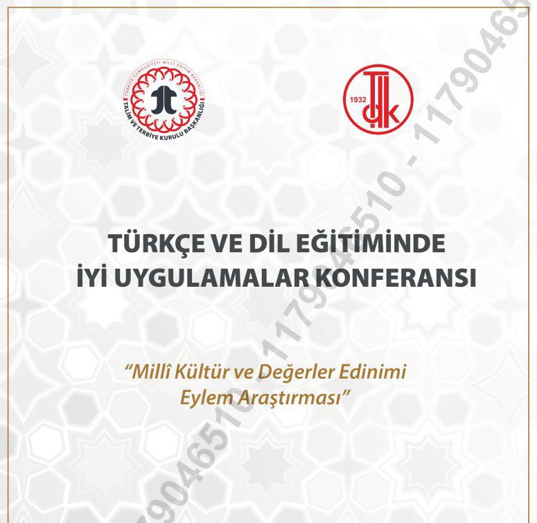 Taşkent Eğitim Müşavirliği (@taskentem) on Twitter photo 📢20-22 Mayıs 2025 tarihleri arasında Ankara’da Türkçe ve Dil Eğitiminde İyi Uygulamalar Konferansı düzenlenecektir.
❗️Başvurular 03-14 Mart 2025 tarihlerinde dilegitimindeiyiuygulamalar.meb.gov.tr üzerinden yapılabilir.
📆Son başvuru tarihi:14 Mart 2025
<a href="/tcmeb/">Millî Eğitim Bakanlığı</a>
<a href="/mebabdigm/">T.C. MEB AB ve Dış İlişkiler Genel Müdürlüğü</a>
<a href="/mebyyegm/">Yükseköğretim ve Yurt Dışı Eğitim Genel Müdürlüğü</a> 📢20-22 Mayıs 2025 tarihleri arasında Ankara’da Türkçe ve Dil Eğitiminde İyi Uygulamalar Konferansı düzenlenecektir.
❗️Başvurular 03-14 Mart 2025 tarihlerinde dilegitimindeiyiuygulamalar.meb.gov.tr üzerinden yapılabilir.
📆Son başvuru tarihi:14 Mart 2025
<a href="/tcmeb/">Millî Eğitim Bakanlığı</a>
<a href="/mebabdigm/">T.C. MEB AB ve Dış İlişkiler Genel Müdürlüğü</a>
<a href="/mebyyegm/">Yükseköğretim ve Yurt Dışı Eğitim Genel Müdürlüğü</a>