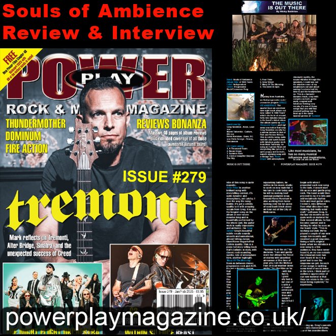 soulsofambience's tweet photo. Souls of Ambience Review and Interview in UK Magazine 'PowerPlay'. #SoulsofAmbience #ProgressiveRock #Wormholedeath@wormholedeath @Powerplaymag https://t.co/YRv3VZZtg8