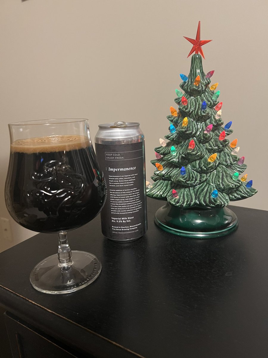 Happy Stouterday everyone! Delicious from <a href="/TreeHouseBrewCo/">Tree House Brewing Co.🍺</a> Impermanence! 🍻❤️😎😋🤙😋🍻