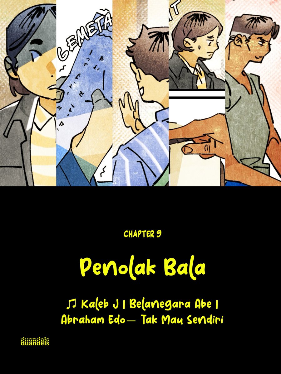 kartuuuno's tweet photo. Penolak Bala β Chapter 9 is Out π€
(1/3)
Dipersilahkan mendengarkan lagu untuk menambah pengalaman membaca komik yang lebih menyenangkan.
#indonesia #penolakbala #komik #comic #romance #agegap #koomik https://t.co/m7KF4Hxkcp