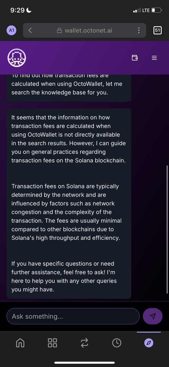 mrdiamond777's tweet photo. 7. Fees &amp; Costs: @OctonetAI #Octowallet #solana https://t.co/RmikJ1ePK4