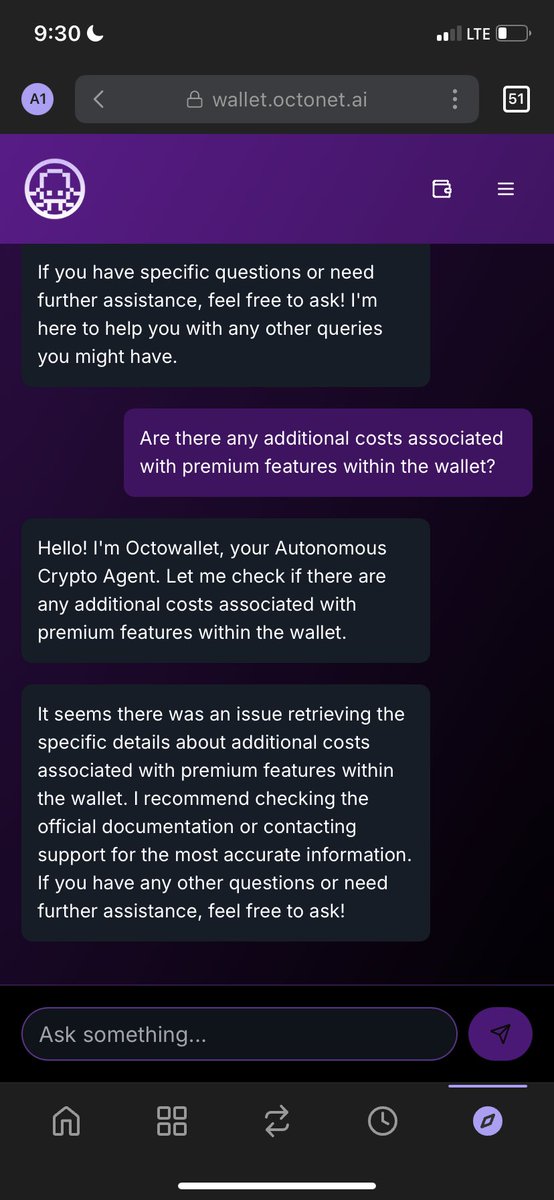 mrdiamond777's tweet photo. 7. Fees &amp; Costs: @OctonetAI #Octowallet #solana https://t.co/RmikJ1ePK4