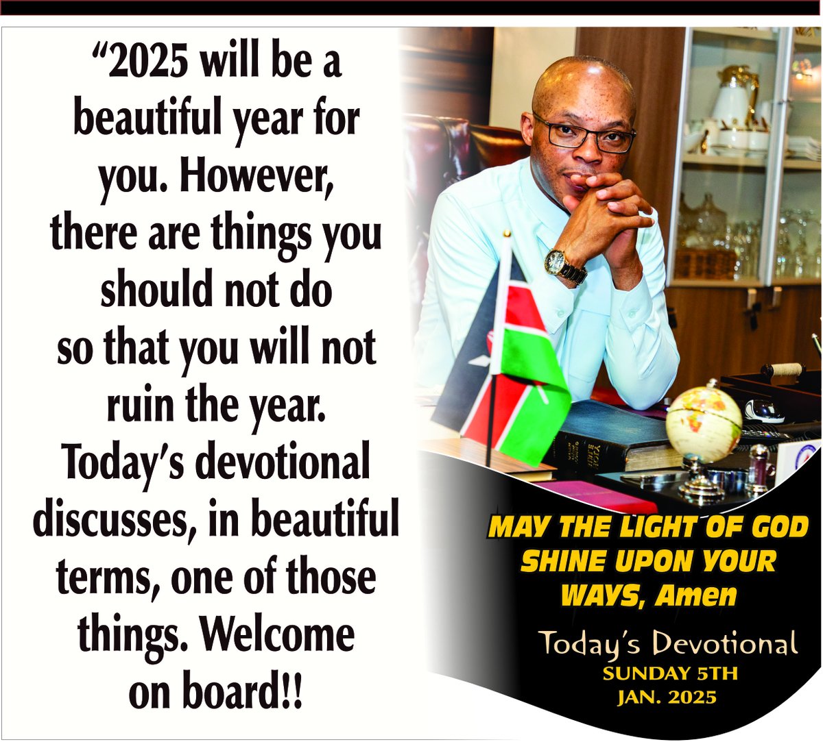 THE CRY OF THE SPIRIT DEVOTIONALS – BY RICHARD E. S. TAKIM (This Devotional is published daily on my face book page 
facebook.com/RichardESTakim…
______________________________

TODAY’S DEVOTION (Sunday 5thJanuary 2025)

“Awake, awake! Put on your beautiful garments, O Jerusalem, the