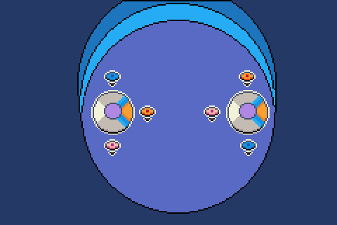 Spiritmatsu's tweet photo. #Disk, #pixel_dailies @Pixel_Dailies 

The theme was disk. Went with a mockup of a disk themed restaurant. https://t.co/lYJOyFRLNG
