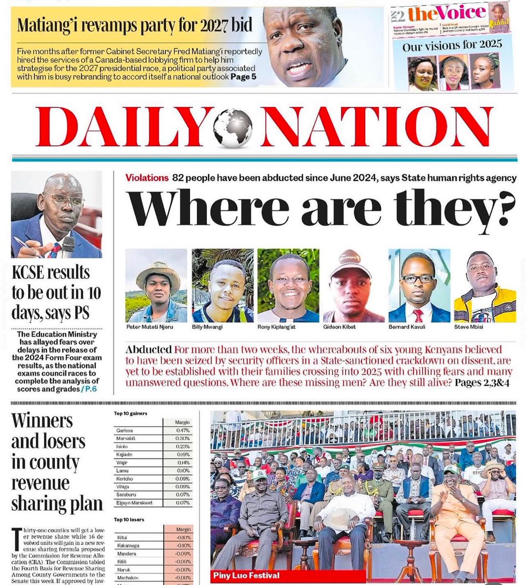 Where are they??????
 
    #EndAbductionsKE