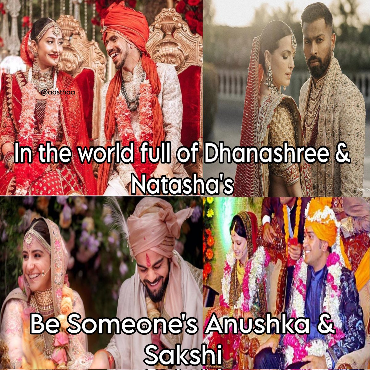 BuildWithSaurav's tweet image. Marriages are scary 👽...
#dhanashreeverma #yujvendrachahal