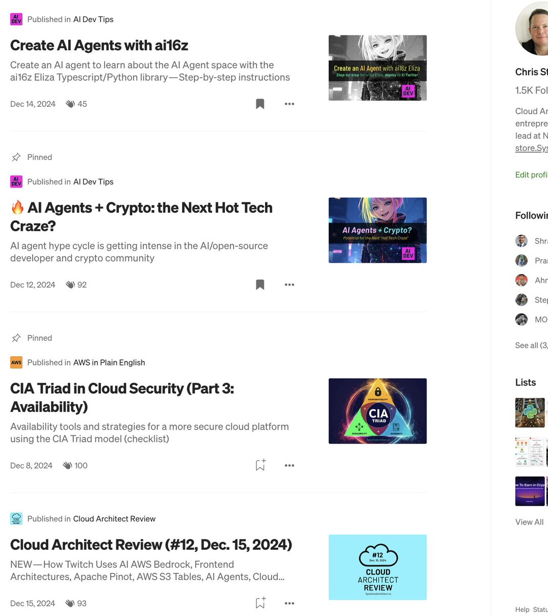 csjcode's tweet image. 🧵3/3 (...cont.)
🤝 Me: dev/architect, prior successful startups, writer 90+ articles, 4 cloud ebooks
🔥 Goals: meeting startups in AI, Solana/crypto and cloud/SaaS, helping startups thrive + freelance.
🚀 Tutorial = easy win (good for promo, users)
🛠️ DM me to get started.
See…