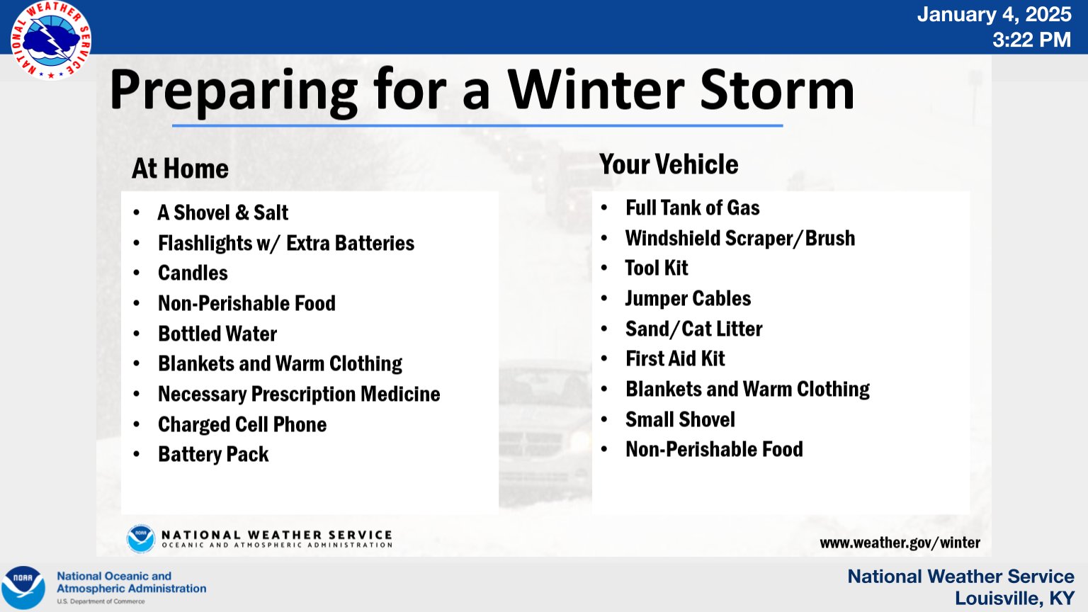 Major Winter Storm Update Kentucky Weather Center with Meteorologist