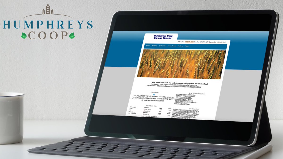 🌐 Explore the wealth of resources available at your fingertips! 

Visit the Humphreys Coop website for the latest DTN Ag Headline News, Market Updates, expert opinions and more!  📈 

💻 - HumphreysCoop.com

#HumphreysCoop #AgResources #StayConnected #FarmersFirst #Hump...