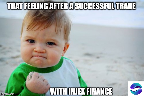 0xCAx's tweet image. That feeling after a successful trade with @Injex_fi.

One of the features that amazes me on the platform is the smart trade option where users can set a price at which they want to sell a particular token for another and it will automatically be executed.

#INJX #SmartTrade