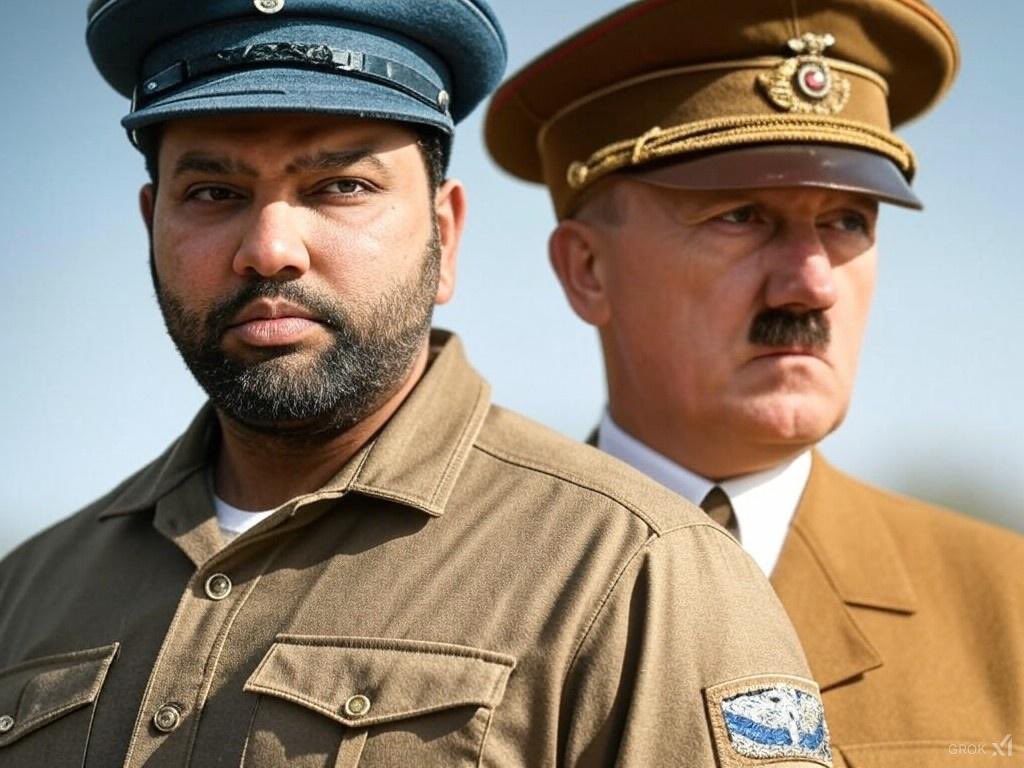 German Reich supports you <a href="/ImRo45/">Rohit Sharma</a> 🫡