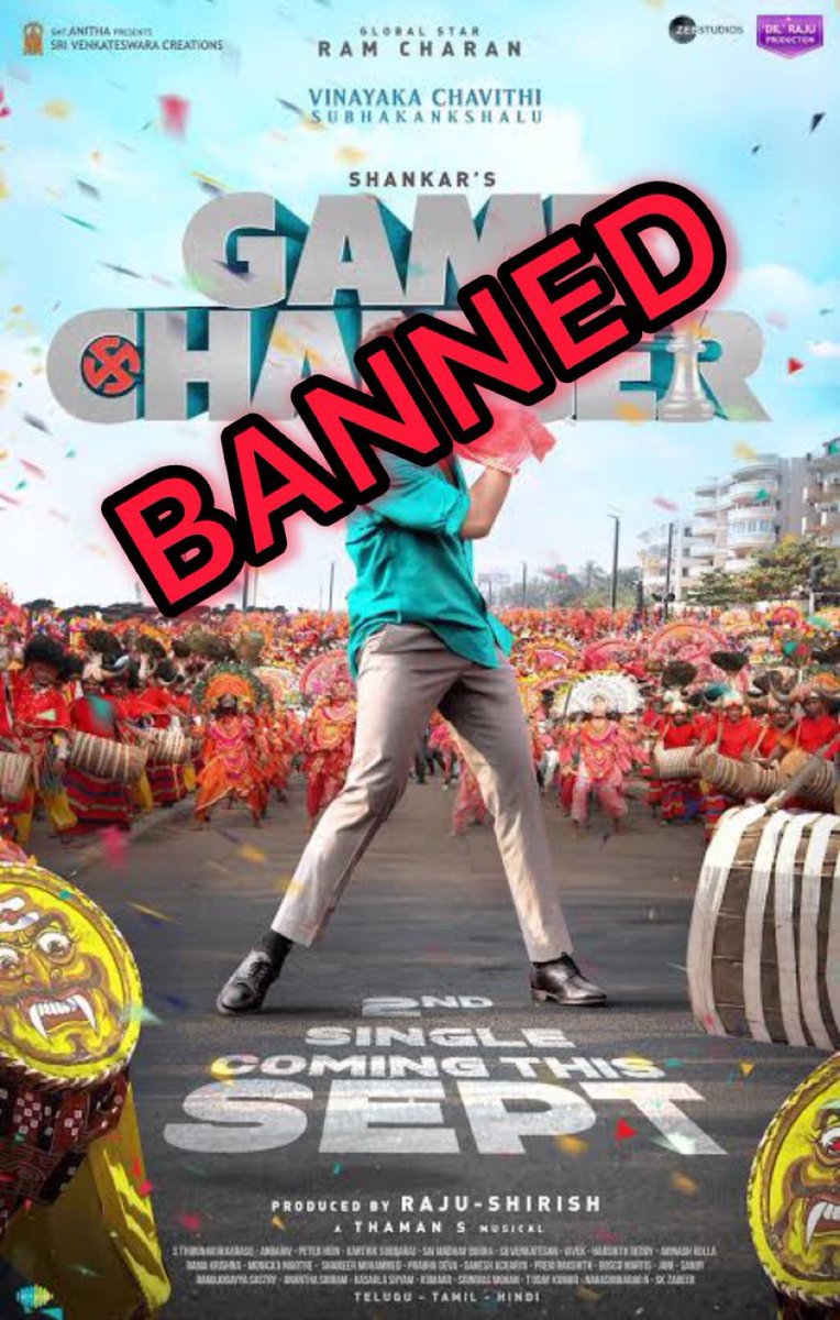 Sivannaabhimani's tweet photo. #BoycottGameChanger
I request each and everyone to ban this movie
These guys have removed POK & Akshai Chin from Indian map
No respect towards the country😒 . They just want collections.
Watch on ibomma in next day.
F**K offf Team HAME DANGER.
#Trytoavoid https://t.co/QUMsfOVMez