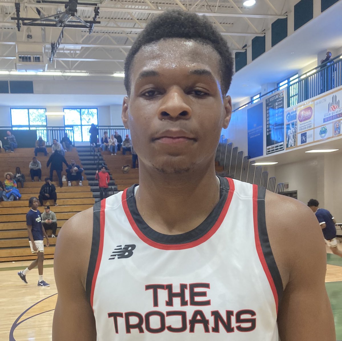 FINAL 
Peachtree Ridge 64
Lee County 55

Jr. G Malik Rideout finishes with 15p for the Lions.

 Sr. G Kam Sanders scores 15p for the Trojans.