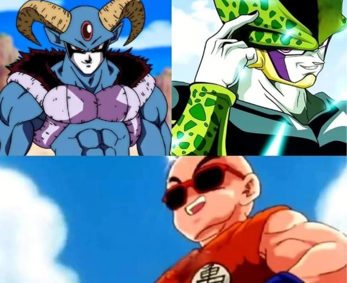 dbs_10_10's tweet image. The three characters who have &apos;eaten&apos; at least one android