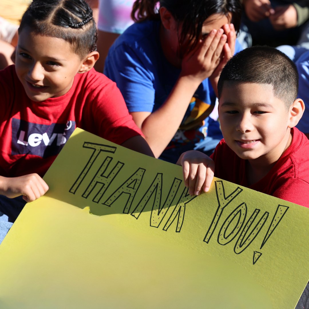 Starting our year by saying thank you! 💙 With your help, we delivered school supplies to 147 Texas schools in 2024. Whether you donated $1 or your time, you made a real difference! #ThankYouMonth