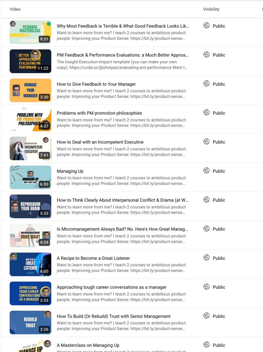 shreyas's tweet photo. On Managing Product Managers.

Save this playlist (13 videos, 75 minutes): https://t.co/5Kg22kyhqD https://t.co/TJJ9Z6vX9N