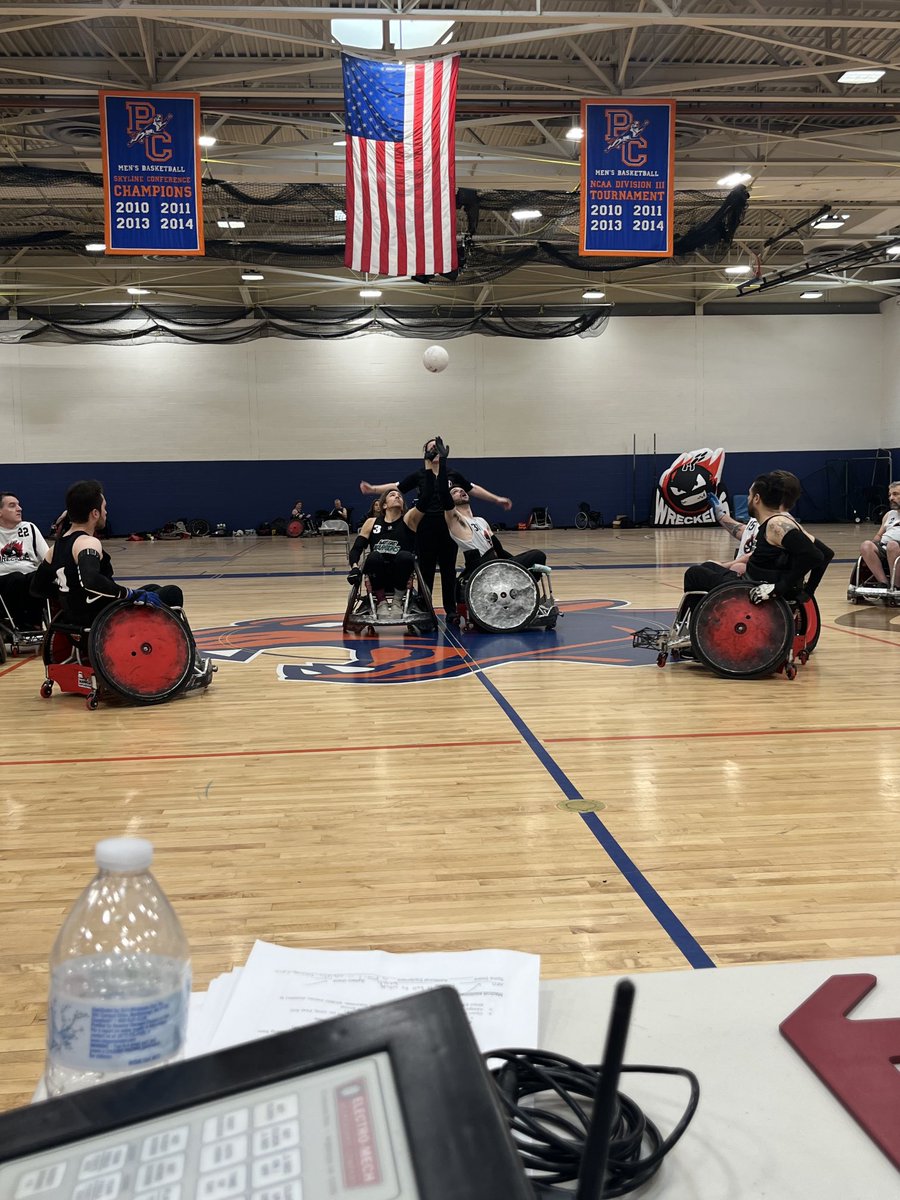 First quad rugby for me ⁦<a href="/Paralympics/">Paralympic Games</a>⁩ #ability