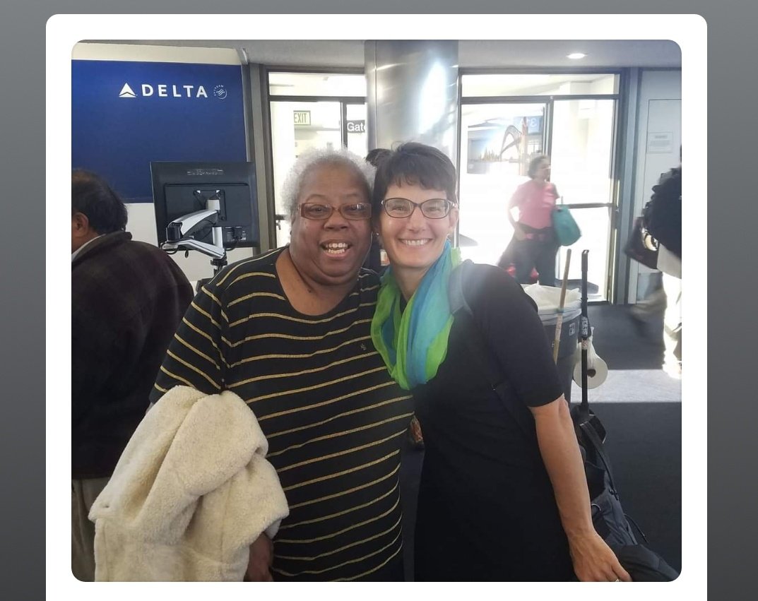 Stacey Tinianov (she/her) MPH, BCPA (@coffeemommy) on Twitter photo In December 2018, instead of reading, working, or sleeping on a flight, I engaged in conversation with a stranger. Sharlene & I learned we lived on opposite sides of the country but had a lot in common. We became friends. Today, she called me to tell me she's entered hospice 💔 In December 2018, instead of reading, working, or sleeping on a flight, I engaged in conversation with a stranger. Sharlene & I learned we lived on opposite sides of the country but had a lot in common. We became friends. Today, she called me to tell me she's entered hospice 💔