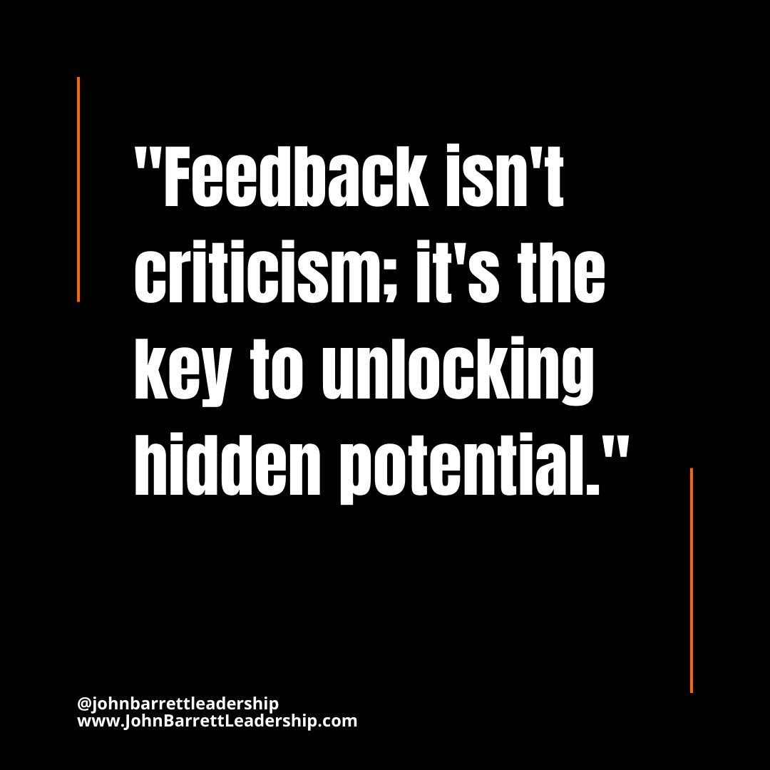 JohnBarrett80's tweet image. Feedback is not criticism...#FeedbackMatters #ConstructiveFeedback #GrowWithFeedback #FeedbackNotCriticism #LeadershipWisdom #ContinuousImprovement #ListenAndLearn #FeedbackForGrowth #EmpowerThroughFeedback #PositiveFeedback